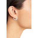 Burton Olivia  Huggie Imitation Pearl Mini Hoop Earrings KNOTTY Photo 1