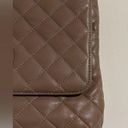 DKNY  quilted leather taupe purse tote bag Donna Karan Photo 6