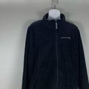 Free Country  Black Fuzzy Fleece Full Zip Up Jacket coat size XL Photo 1