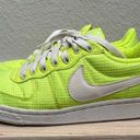 Nike  Legend Neon Yellow & White Lace Up Sneakers 6 Photo 1