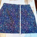 Rafaella  Skort Short Blue Floral A- Line Pull On Size XL
Stretch Photo 6