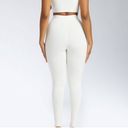 Naked Wardrobe NWOT  White High Rise Leggings Photo 3