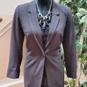 Kensie  Women's Black Polyester Long Sleeve Single Breasted Jacket Blazer Size XS Photo 0