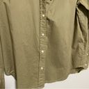 Everlane  Khaki Colored 100% Cotton Button Front Blouse Photo 3