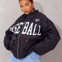 Pretty Little Thing Baseball Bomber Jacket Photo 1