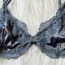 ZARA  Satin and Lace Triangle Bralette Medium Photo 1