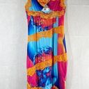 Tiger Mist  Yvetta Slip Midi Dress Size XL Ren Print Photo 0