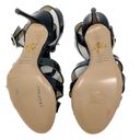 Charlotte Olympia  Allure Black Patent Leather Gold Studded Sandal size 37.5 Photo 3