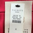 Talbots NWT  Red Denim Jacket X Photo 3