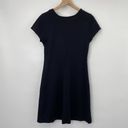 Everlane  Mini Dress Weekend Swing Dress Cotton Black Casual Stretchy Womens M Photo 3