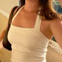Abercrombie & Fitch White Halter Top Photo 1