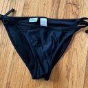 California Waves  black cheeky bikini bottom tie sides Photo 0