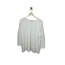 Spanx  Perfect-Length Dolman Sweatshirt in Powder White Size L Photo 4