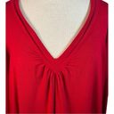 Lane Bryant  BRIGHT RED V-NECK SWEATER SOFT COZY WOMEN PLUS SIZE 22/24 Photo 1