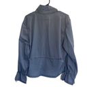 Zyia  Active Gray Drawstrings Windbreaker Photo 5