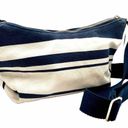 A New Day Blue/ White Striped Crossbody Bag Photo 0