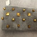 Lele Sadoughi  Gray & Gold Tone Studded Ear Warmer NEW Photo 2