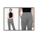 ANINE BING 💕💕 Becky Trouser Pant Straight Leg High Waisted Grey Fishbone 32 NWT Photo 2