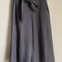 AELLA Los Angeles Gray Culotte Trouser Tie Waist Office Business Pants Size 8 Photo 4