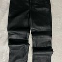 Tommy Hilfiger 100% Leather Black Long Pants. Women’s Size 6. Photo 3