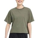 All In Motion Women's Supima Cotton Short Sleeve Top - Size XS -  - Olive Green Photo 0