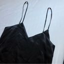 Michelle Mason  black silk sleeveless mini slip dress Photo 2