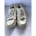 ALL SAINTS White Trainers Shoe Leather Shoe Platform Size 7 Sneaker Photo 1