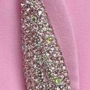 Champagne Italy Pink Jewel Encrusted Pastel Pink Church Suit Blazer, Size 12 Photo 4