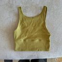 Lululemon  Womens Power Pivot Tank Ribbed Green sz 6 Photo 0