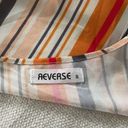 Reverse tie front top in bright stripe Photo 3