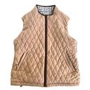 Peter Millar  Womens Tan Quilted Vest Size small Photo 0