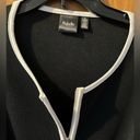 Rafaella NWT $72  BLACK Zip Jacket Blazer XL Black White Photo 2