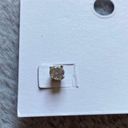 Nordstrom Rack EUC Silver CZ Diamond Stud Earrings - Sanitized, Brand New Earring Backs Photo 3