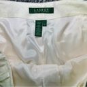 Ralph Lauren Lauren  Cream/Off white 100% Linen Fully Lined Wide Leg Pant Size 8 Photo 2