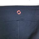 Equinox Athletic Leggings Yoga Pants Black Zip XS Photo 3