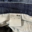 Uniqlo Dark Wash High Rise Distressed Boyfriend Straight Leg Jeans Photo 10