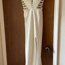 La Femme  white cage prom dress maxi gown Photo 3