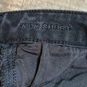 American Eagle Stretch Black Denim Mom Short High Rise Distressed Shorts size 0 Photo 5