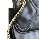 Bijoux Terner faux leather, braided strap, turnlock, mini emo, goth shoulder bag Photo 1