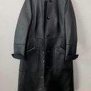 Akris  Black Lamb Nappa Leather Coat Photo 7