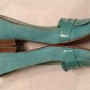 Gap  blue suede kiltie penny ballet Loafer SZ 8 Photo 4