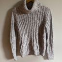 Banana Republic  Italian Yarn Wool Blend Chunky Knit Turtleneck Sweater Photo 3