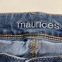 Maurice's , Women’s Distressed Jeans, Blue, Size 10 Long, Light Wash, Photo 4