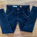 Pilcro and the Letterpress EUC  Serif Moto‎ Zip Pants Skinny black, 27 Photo 0