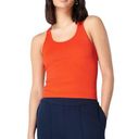 Sweaty Betty  Seamless Twist Back Tank Top In Resort Red Photo 0