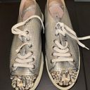 Miu Miu   Swarovski crystal toe-cap sliver sneakers flats size 38.5 8.5 Photo 0