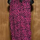 Lilly Pulitzer  Infinity Scarf Pink & Navy Animal Print Photo 0