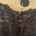 AB Studio Womens  black lace tank top size Large Photo 7