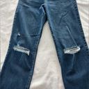 EXPRESS Modern Wide Leg Distressed Jeans. Size medium (6-8-10) Photo 0