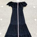 Nightcap Positano Black Lace Off Shoulders Maxi Dress Photo 11